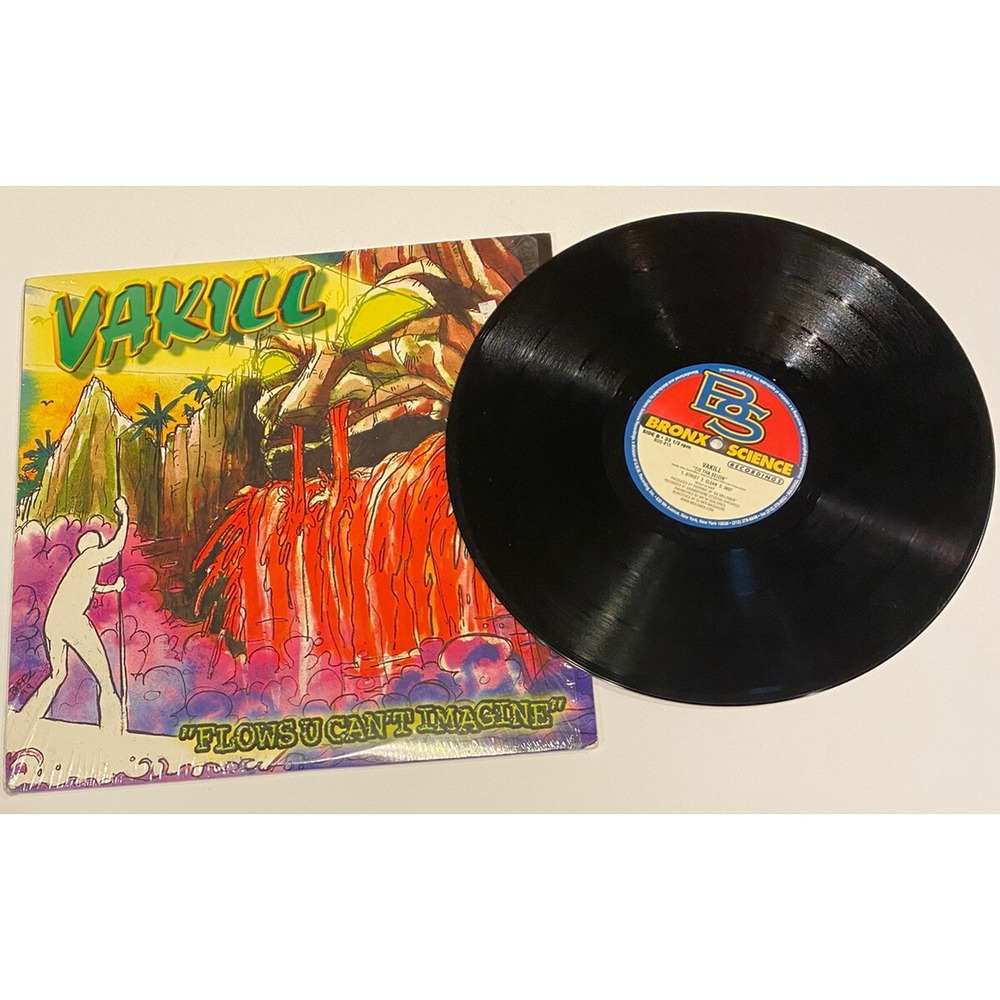 Vakill Flows U Can't Imagine 12" Vinyl Record Old School Rap Hip Hop 1999